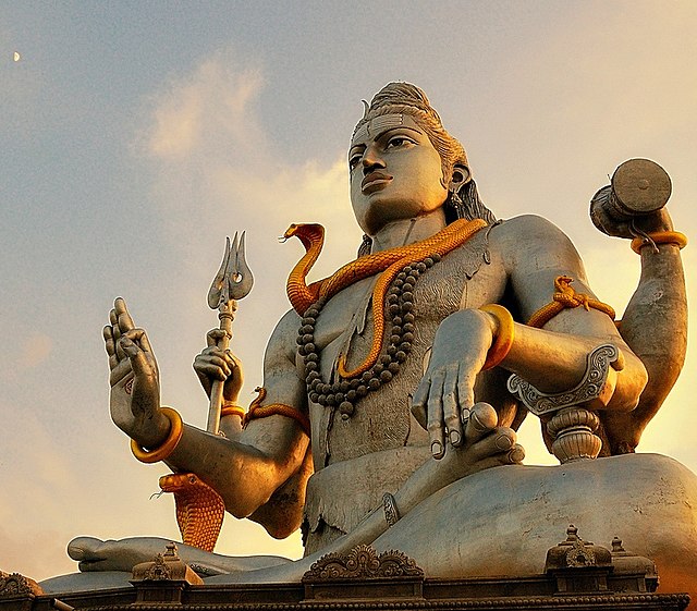 Lord shiva with snake